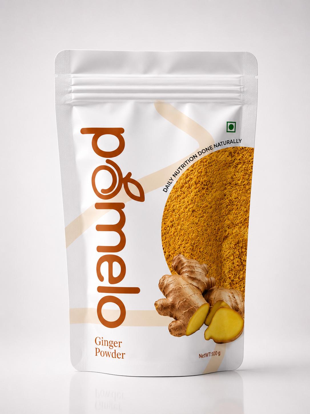 Ginger Powder pouch, front